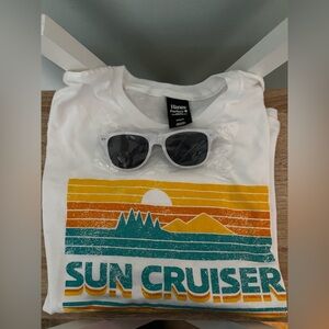Sun Cruiser T-Shirt Set & Sunglasses NEW!